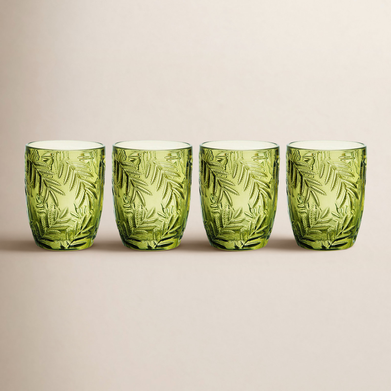 Fitz and Floyd Villa Palm Highball Glasses, 10