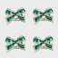 Enamel Bow Skinny Napkin Rings-21597588