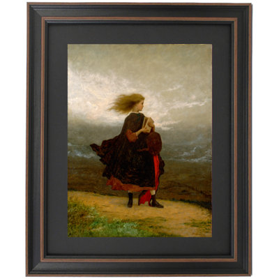 The Girl I Left Behind Me by Eastman Johnson | Framed Print