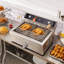 Friteuse électrique commerciale de comptoir 3000W 30,6Qt / 29L