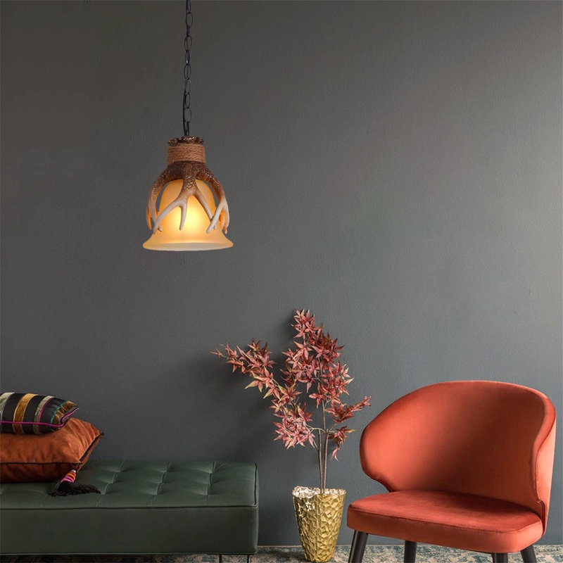 Ananio 1 - Light Antique Gray Single Pendant