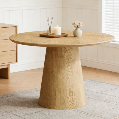 43 inch circular dining table