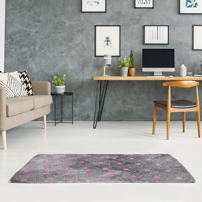 Chenille Abstract Indoor Rug, Rectangle 4' x 6'