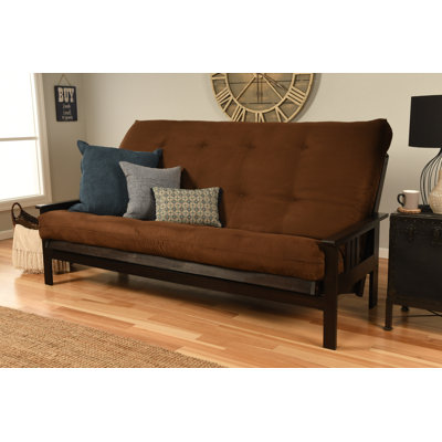 Johnte Queen 86" Futon Frame and Mattress