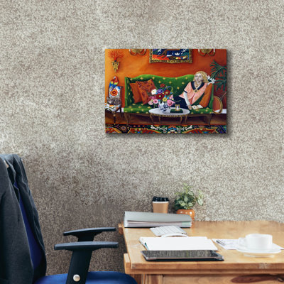 «Considérer les fleurs bonnes» par Catherine A Nolin, art mural sur toile
