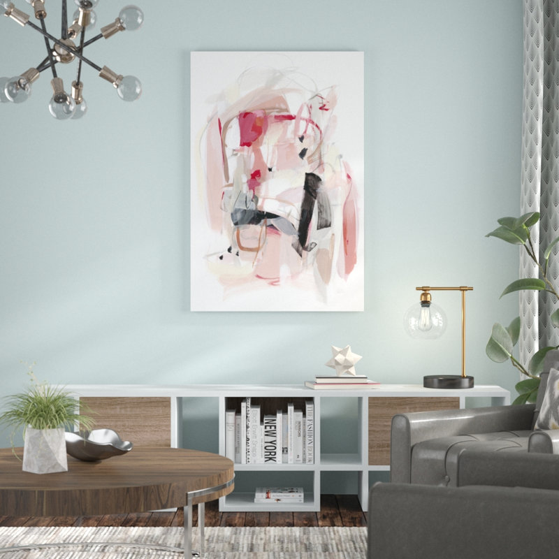 «Soft Speak II», peinture sur toile, H 48 po x l 32 po