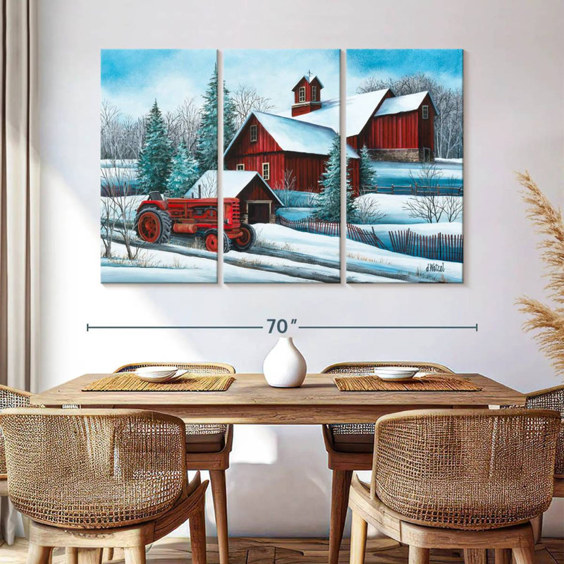 Lilie American Winter, 42" H x 65" W