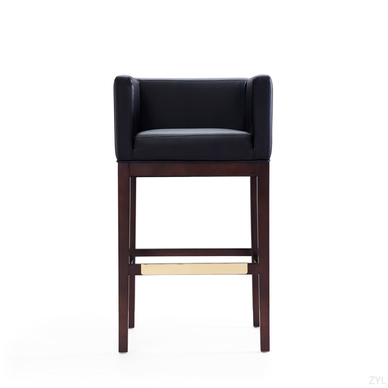 Tabouret de bar Kingsley, Noir