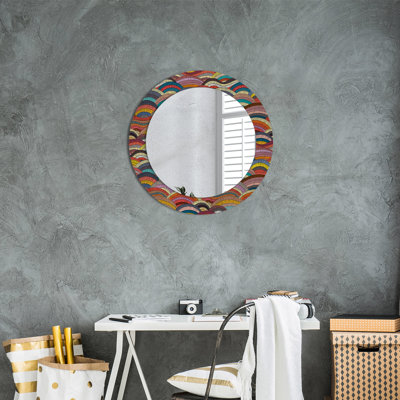 Huldar Glass Flat Wall Mirror