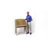 Wright Starter Student Study Carrel/Testing Center Desk-9891953