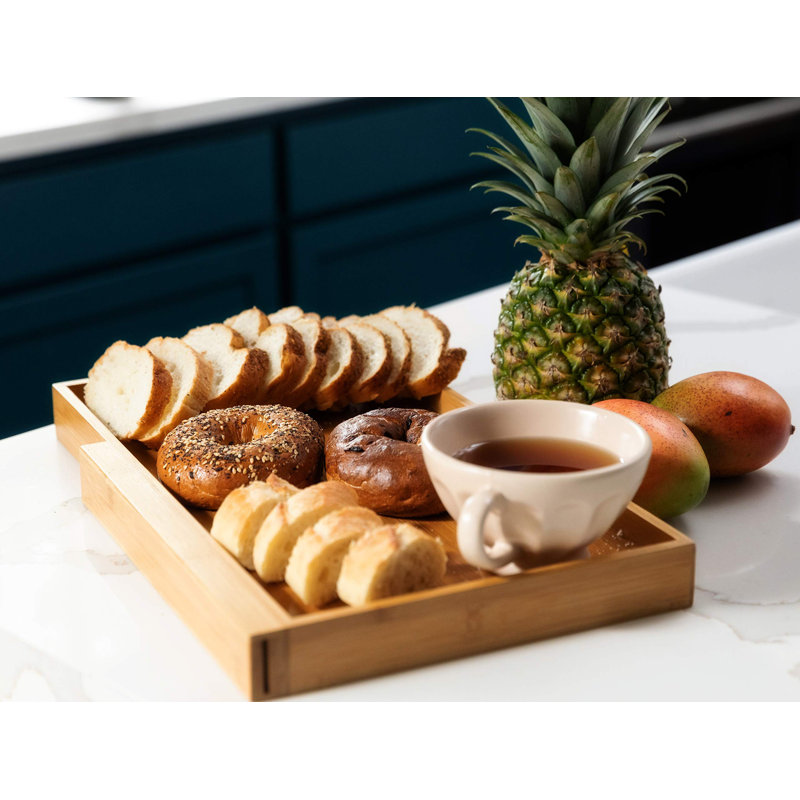 Large Bamboo Bread Board With Large Bread Knife And Crumb Catcher, Bread Slicer, Bread Slicer For Homemade Bread