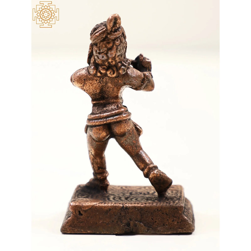 Petit lord Krishna en cuivre