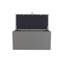 Charles Bentley 96 cm W 190 L Water Resistant Lockable Deck Box in Grey