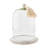 LARGE CLOCHE WITH BEADED BASE