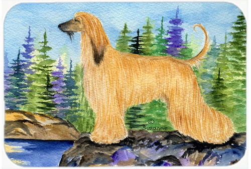 Planche à découper en verre rectangulaire east urban home afghan hound