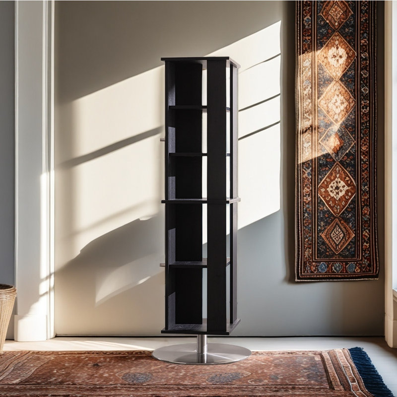 Rotating Bookcase, Black