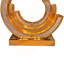 Console en verre à miroir avec miroirs polis à la main et incrustation de diamant pour la décoration intérieure-817629021