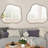 Cloud-Shaped Metal Accent Wall Mirror