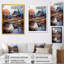 Fall Retreat Cottage Landscape 4 - Art mural paysage-1084254994-1297292247