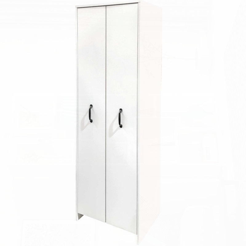 Bibliothèque à 4 niveaux avec portes coulissantes, armoire de rangement coulissante
