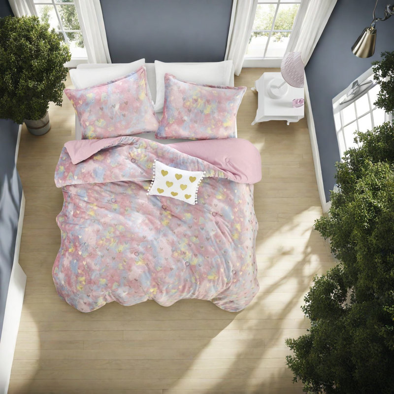 Ensembles de literie luxueux et moelleux, polyester confortable avec caractéristiques hypoallergéniques pour la maison