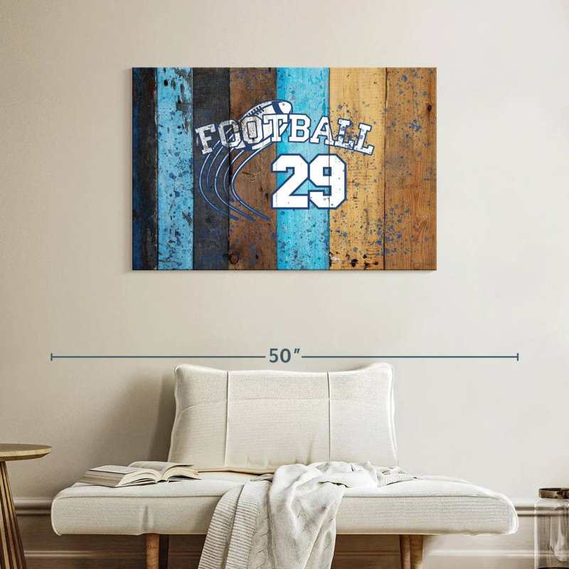 Surface du logo du football Sireci, 26" H x 39" W