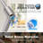 Wall Mount Pot Filler with Folding Stretchable Double Joint Swing Arm-64748029