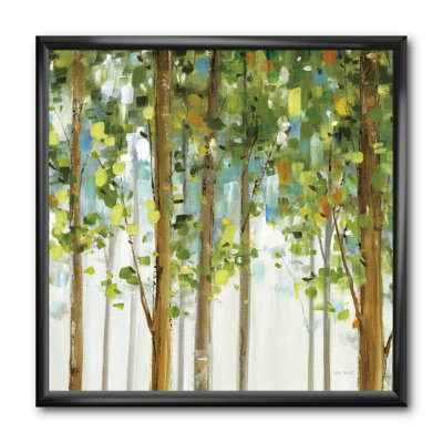 Étude de forêt verte - reproduction de cadre photo