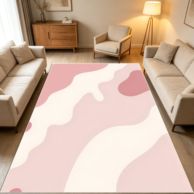 Tapis de soccer géométrique à thème 1PC pour le salon, doux et confortable, adapté à toutes les saisons, facile à entretenir, tapis de sol intérieur lavable à la machine, sous la table de ferme convenant au patio, au balcon, à la chambre à coucher, au bureau, au couloir et à la maison