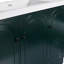 Lavabo de salle de bain autoportant 48 po en résine blanche et 3 portes d'armoire à fermeture en douceur (emballage KD)-541328672-541328685