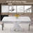 47.24''-63'' Extendable Dining Room Table Set-225797353-225797352-225797356
