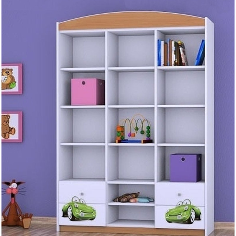 Maddox 183cm H X 132cm W Kids Cube, Natural
