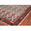 Tapis oriental réversible en laine Kilim 10 x 13