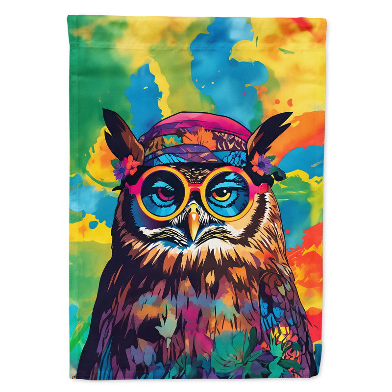 Drapeau de jardin hippie