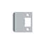 Deltana SPE225U26D Extended Lip Strike Plate, 2 1/4" x 2-1/4" in Brushed Chrome-1336034978