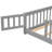 Finka Kids Floor Platforms Bed With Fence and Door-41991316-45026231