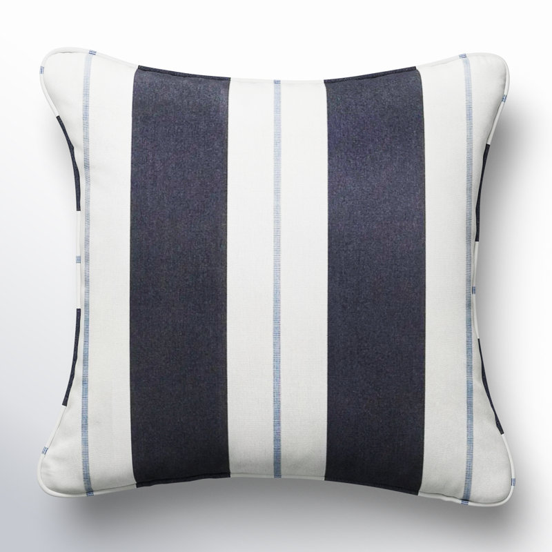 Coussin décoratif Gazelle, Bleu, 22 po x 22 po