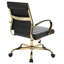 Fauteuil de bureau pivotant en cuir Naudain-132200685-53751976