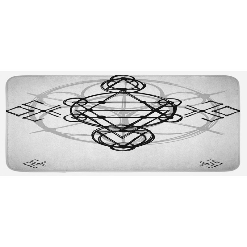 Eclectic Polyester Kitchen Mat