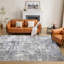 Tapis abstrait lavable en machine avec envers antidérapant Sarah-1878214639