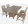 Sirmans 4 - Person Extendable Four Leg Dining Set