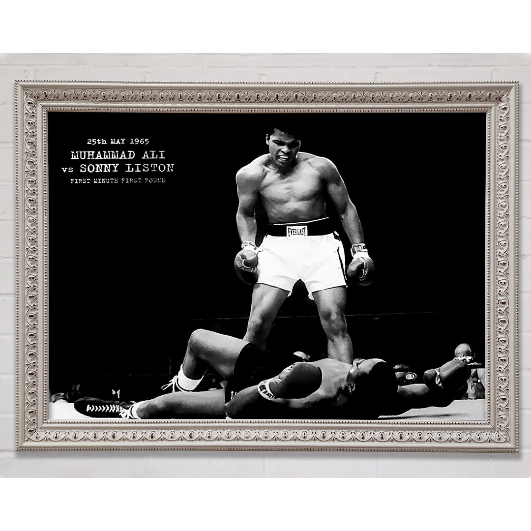 Muhammad Ali Mighty Fist - Einzelner Bilderrahmen Kunstdrucke