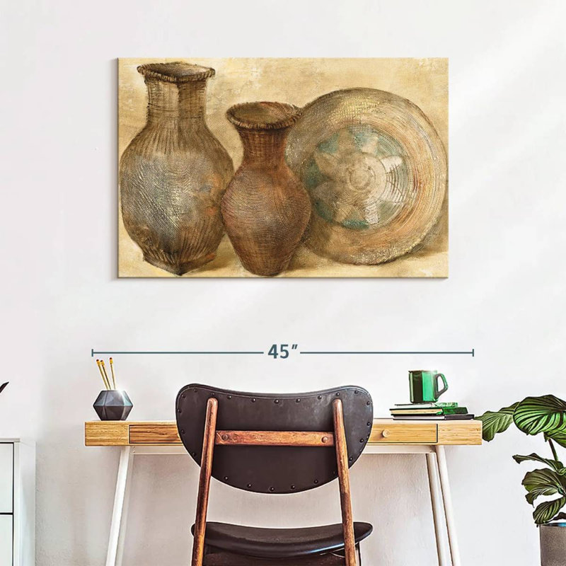Lelar Woven Vessels II, 26" H x 39" W
