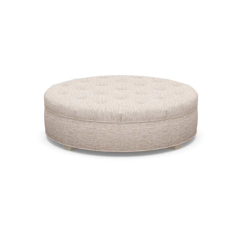Round Ottoman, 8172-88, Sandstone