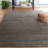Misak Hand Tufted Wool/Cotton & Other Fiber Solid Color Rug in Gray-1150223074