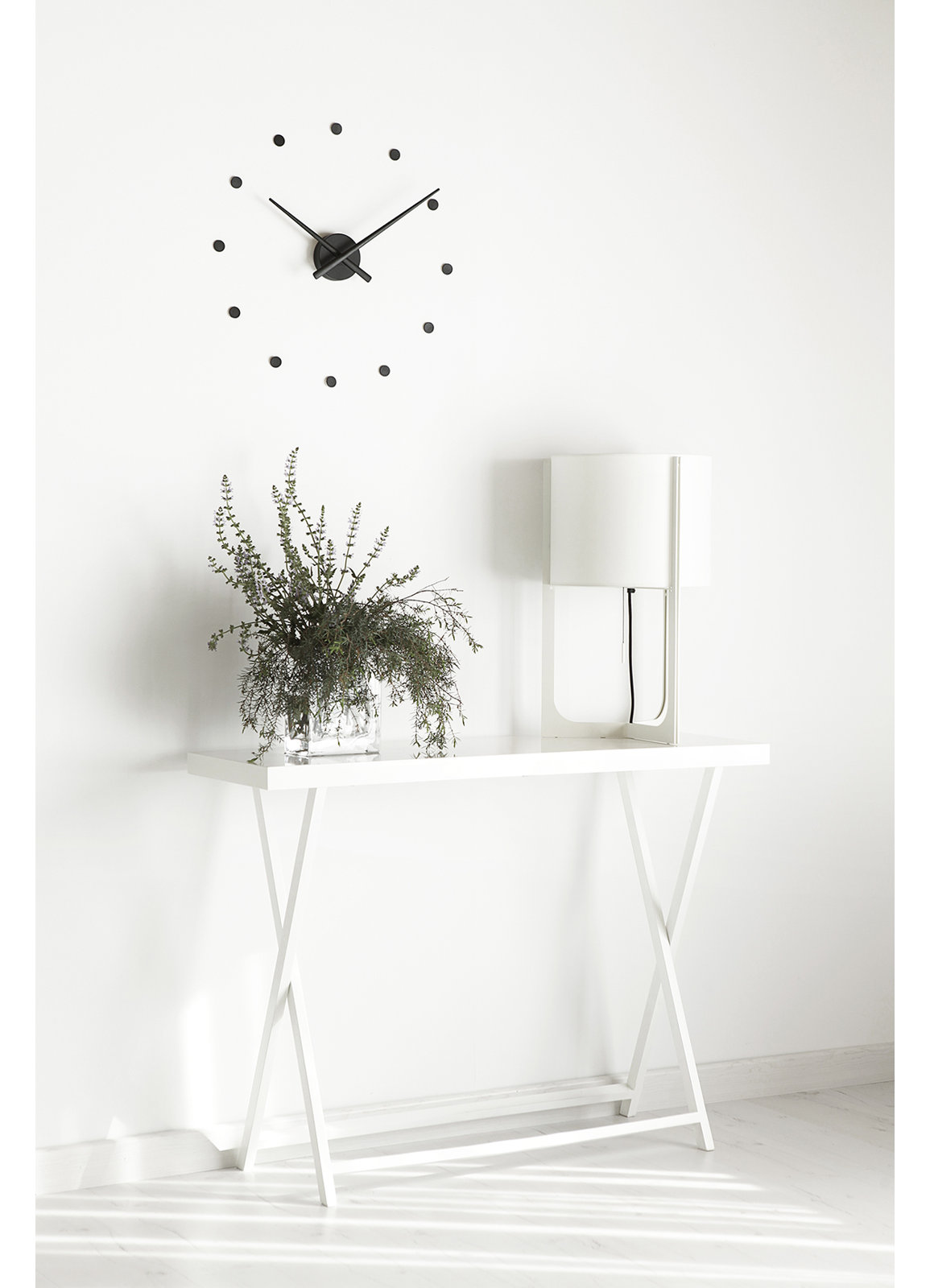 OJ Wall Clock, Black, Small