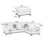 Canapé modulaire réversible en polyfibre avec repose-pieds, noir-1769334223