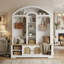 Armoire multifonctionnelle avec porte-chaussures, cintres et crochets - garde-robe d'entrée robuste en panneau de fibres à densité moyenne-440727654