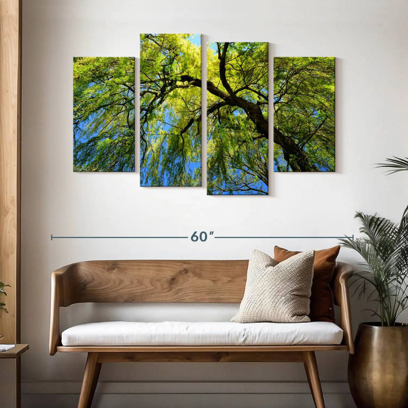 Harnek Under A Weeping Willow Tree, 32" H x 52" W