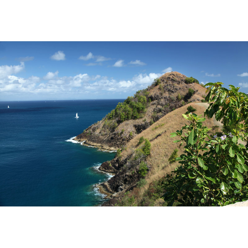 Pigeon Island, St. Lucia - Photographie sur toile tendue, H 8 po x l 12 po